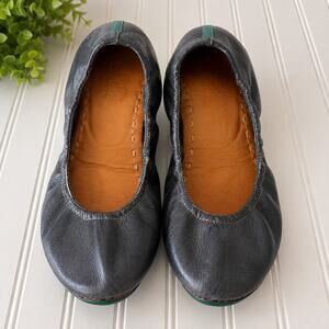 Tieks by Gavrieli Gray Leather Ballet Flats Women’s Size 7 Foldable Shoes